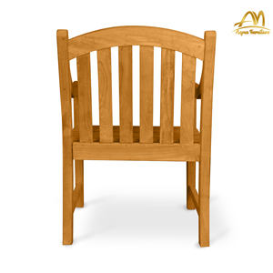 Fauteuil de jardin en teck en bois massif pour mobilier de jardin - Product Image 3