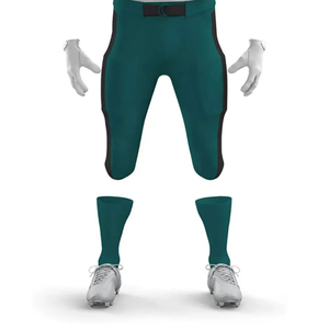 Pantalon de football américain personnalisé de haute qualité pour adulte, court, 100 % polyester, séchage rapide, respirant, service OEM ODM disponible - Product Image 4