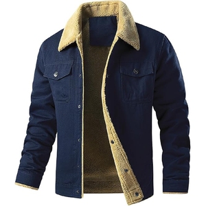 Custom Clothing Manufacturers Vintage Outdoor <b>Trucker</b> <b>Jacket</b> Boxy Fit Cropped Vintage <b>Jacket</b> for <b>Men</b> - Product Image 1