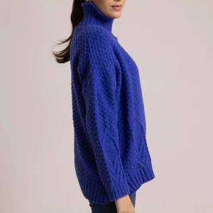 Robe longue respirante surdimensionnée 100% coton Pull à capuche pour femme d'hiver avec col en V Style streetwear 220g - Product Image 6