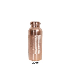 Antique Copper <b>1</b>-<b>Liter</b> Metal <b>Water</b> <b>Bottle</b> for Pure <b>Water</b> Lower Sugar Intake Health Benefits - Product Image 1