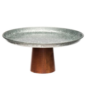 Base para Pastel Galvanizada con Tapa de Madera, Exhibidor de Metal y Madera para Decoración de Fiestas y Eventos, Ecológico, Gran Venta - Product Image 3