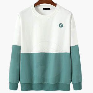 เสื้อสเวตเตอร์สำหรับผู้ชายเสื้อผ้าที่ทนทานพร้อมดีไซน์โลโก้แบบกำหนดเองลายพื้นย้อมสีล้วนสำหรับฤดูหนาว - Product Image 1