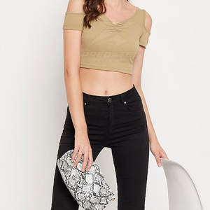 Top Corto Informal de Diseño Personalizado 100% Algodón para Mujer - Alta Calidad, Ecológico, Cómodo para Uso en Exteriores - Product Image 6