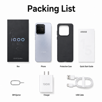 IQOO 15 Ultra Version Chine Originale, Téléphone de Jeu 5G avec Ventilateur de Refroidissement Actif, Puce Snapdragon 8 Elite Gen 5 Q3, Batterie 7400mAh, Charge Rapide 100W