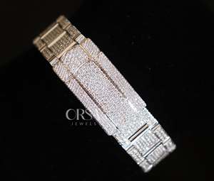 Reloj de pulsera DEF VVS1 Moissanite de alta calidad, probador de diamantes, estilo hip hop, raperos, relojes de moda, disponibilidad a granel - Product Image 2