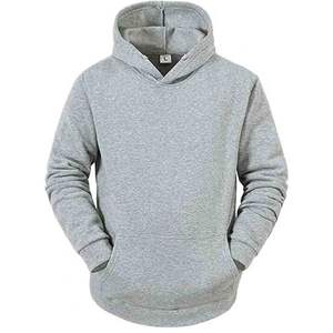 Sudadera con capucha y pantalones de gran tamaño para hombre con logotipo bordado personalizado, chándal, abrigo de talla grande y joggers para invierno - Product Image 2