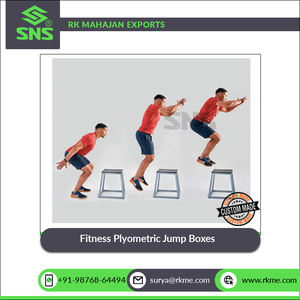 Venta al por mayor de calidad óptima, cajas de salto pliométricas de 12 "de altura para entrenamiento de fuerza y resistencia del fabricante indio - Product Image 6