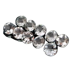 กระดานหมากรุกตัดพลอยบุษราคัมสีขาวแบบหลวมทุกขนาดตามธรรมชาติ - Product Image 2