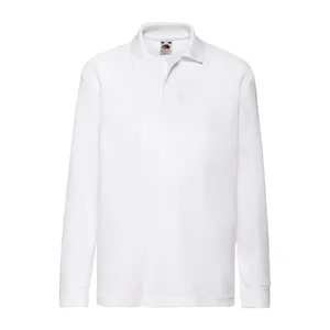 Custom Kids <b>Polo</b> <b>Shirts</b> 65/35 <b>Long</b> <b>Sleeve</b> for Merchandising & Promotions - Product Image 1