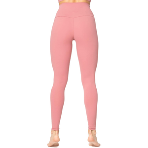 Venta al por mayor personalizado mujeres Leggings Slim Fit mezcla de algodón OEM de alta calidad ropa deportiva pantalones de yoga para el ejercicio y el yoga - Product Image 2