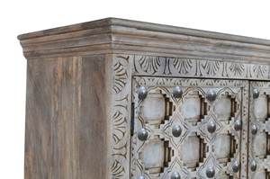 Buffet en bois de manguier MANGALORE rangement ethnique morden buffet en bois massif fabriqué à la main - Product Image 2