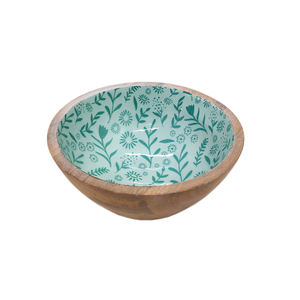 Bol à fruits rond en bois d'acacia fait à la main écologique finition naturelle pour la maison et l'hôtel bols de service personnalisés pour collations alimentaires - Product Image 3