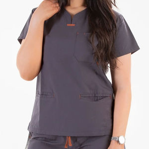 Conjuntos de fregado para correr a la moda al por mayor, mezcla de algodón y poliéster, uniformes médicos para hospitales, uniformes de enfermería para hombres y mujeres de proveedor - Product Image 6