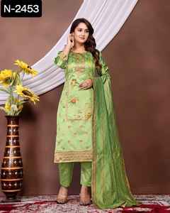 Latest Women Wear Readymade Salwar Kameez Suit with Fancy Work Dupatta Set Plus Size Availavle and Festival Wear Kurtis Set - Product Image 3