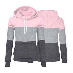 Sweat à capuche en tissu 100% Polyester de haute qualité pour femme, vêtement de rue à prix abordable, personnalisé, grande taille - Product Image 5