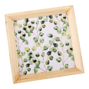 Plateau de service en bois de style moderne avec finition émaillée Plateau de serveur de nourriture en forme de rectangle pour restaurant, hôtel Plateau de service à dessert - Product Image 4