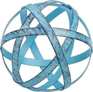 Esfera decorativa de Metal de diseño creativo pintada a mano para sala de estar, dormitorio, baño, mesa de oficina, centro de mesa, decoración del hogar - Product Image 1