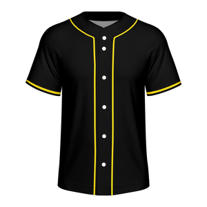 Camiseta de béisbol con sublimación de logotipo personalizado de alta calidad 2025, camiseta de sóftbol en blanco de 100% poliéster, camiseta de béisbol con botón completo - Product Image 1