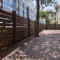 Planches de terrasse extérieures en WPC gris clair traditionnelles, imperméables, écologiques, directement de l'usine, 150x30mm