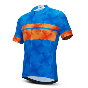 Custom Sublimation Printed Team <b>Shorts</b> Sleeves <b>Cycling</b> Jersey Low MOQ <b>Short</b> Sleeve <b>Cycling</b> Shirt For <b>Men</b> - Product Image 1