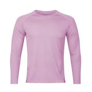 Logo alta calidad poliéster secado rápido hombres gimnasio Atlético camiseta entrenamiento culturismo Fitness Camiseta de manga larga - Product Image 4