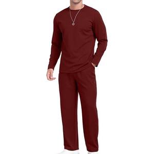 Chándal para hombre, conjunto de 2 piezas, chándal de cuello redondo, conjuntos de chándal para correr - Product Image 6