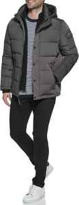 Top Vente Hiver Chaud Unisexe Imperméable Coupe-Vent Puffer Veste À Capuche avec Lettre Impression Avant Sangle Fermeture À Glissière - Product Image 2