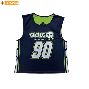 Conjunto de Uniforme de Lacrosse Personalizado SAMAVIA, Camisetas Reversibles Sublimadas, Unisex, Liga Juvenil, Equipo, 100% Poliéster, Ropa Deportiva Transpirable - Product Image 2