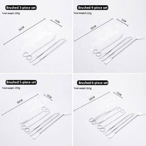 พิพิธภัณฑ์สัตว์น้ําถังพืชน้ําชุดเครื่องมือชุดสําหรับถังปลา Aquascape ชุดเครื่องมือพิพิธภัณฑ์สัตว์น้ําแหนบสแตนเลส - Product Image 5