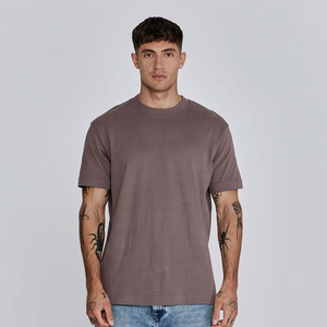T-shirt blanc à col rond et manches courtes pour homme, coupe classique, couleur unie, décontracté, en jersey de coton, modèle vierge, fabricant - Product Image 4
