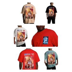 T-shirt surdimensionné Streetwear Imprimé graphique vintage surdimensionné Grande taille Coton lourd ODM OEM - Product Image 1