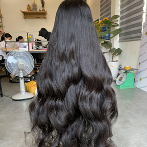 Extensiones de Cabello Humano Ondulado 100% Remy Virgen Vietnamita, Trama Única, Sin Enredos, Paquetes de Cabello para Tejer - Product Image 1