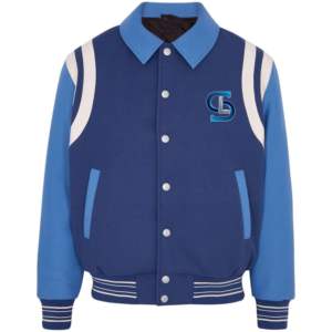 Chaqueta universitaria holgada de corte cuadrado de gran tamaño para hombre, chaqueta a granel de lana de alta calidad al por mayor, chaqueta bomber varisty de béisbol para hombre - Product Image 1