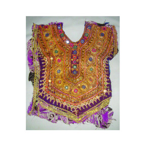 Vestido tribal vestido elegante de Halloween vestido de boutique en línea afgano moda de mujer patrón de retazos diseño de bordado de cuello - Product Image 2