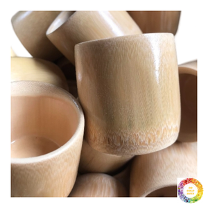 Tasse à café en bambou tasse à boire en bois gobelet en bambou naturel pour café maison bureau cadeau utiliser Logo personnalisé commande en gros exportation - Product Image 1