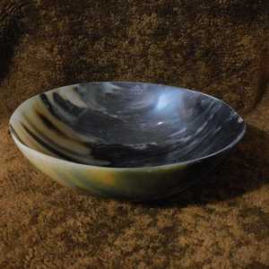 Bol à salade zen asiatique en agate et corne de buffle, taille personnalisée, design merveilleux, écologique, de haute qualité, décoration d'intérieur - Product Image 1