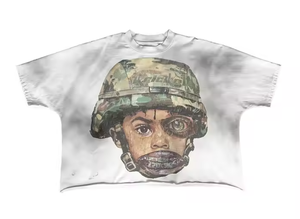 Wholesale Custom Logo 300GSM Heavyweight Cotton Boxy T-Shirt <b>for</b> Plus Size <b>Men</b> <b>Men's</b> Oversized Streetwear <b>Cropped</b> <b>Top</b> Plain - Product Image 2