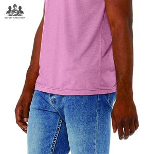 Camiseta de Verano para Hombre, 100% Algodón, Tejida, Color Sólido, Secado Rápido, Ecológica, Informal y Moderna - Product Image 5