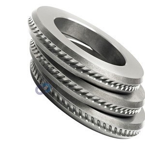 Nhà máy tùy chỉnh yg15c 140*90*20 mét mặc-kháng thiêu kết Carbide xoắn ốc gân cán nhẫn cho dây thép - Product Image 2