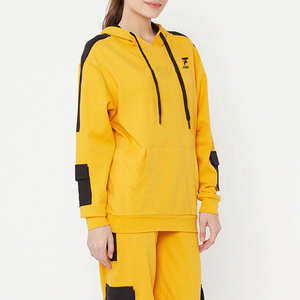 Conjunto de Fitness de invierno para mujer de talla grande XXL de alta calidad, pantalones ajustados de manga larga con capucha y estampado personalizado, chándales a prueba de viento - Product Image 2