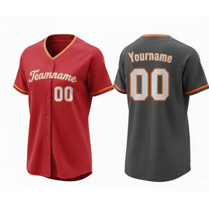 Uniforme de Béisbol con Contraste de Color, el Más Vendido, Fabricación Profesional, Ropa de Equipo, Uniforme de Béisbol para Mujer - Product Image 1