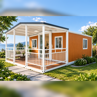 Vente directe : Conteneur habitable extensible de 20 pieds et 40 pieds, Maison préfabriquée, Villa à deux étages 4 chambres, Maison préfabriquée 2 chambres