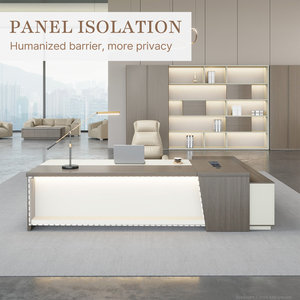 <b>L</b>-<b>Shaped</b> Executive <b>Desk</b> with Digital Lock Engineered Wood for Bedroom <b>DESK</b>-0025 - Product Image 6