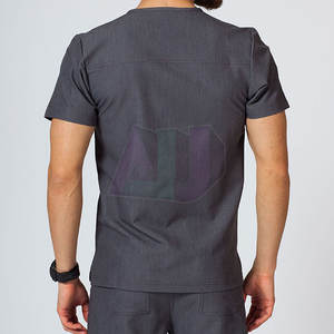 ชุดสครับผ้าฝ้ายเนื้อนุ่ม ยืดหยุ่น ดีไซน์เรียบหรู น้ำหนักเบา เป็นมิตรกับสิ่งแวดล้อม สวมใส่สบายสำหรับผู้ชาย - Product Image 4