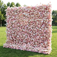 Mur floral artificiel blanc et vert pour toile de fond de mariage en extérieur, fond photo, décoration de cérémonie, réception et événements à louer
