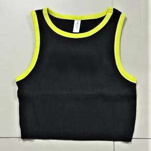 Camisola de punto acanalado | tanque de algodón elástico para capas y comodidad fresca de verano - Product Image 6