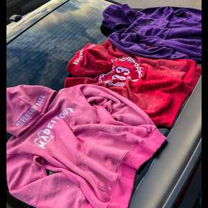 OEM Offre Spéciale Sun Fade Acid Washed Pull à capuche pour hommes Rhinestone personnalisé Lettre Impression Sweat - Product Image 1