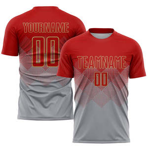 Uniformes de fútbol transpirables de secado rápido personalizados al por mayor, camisetas de fútbol sublimadas profesionales para clubes, ropa de fútbol escolar - Product Image 2