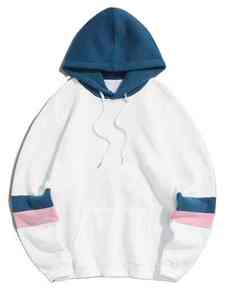 Sweat-shirt d'hiver surdimensionné personnalisable 100% coton pour homme, écologique, lourd, à capuche, streetwear, brodé sur mesure - Product Image 5